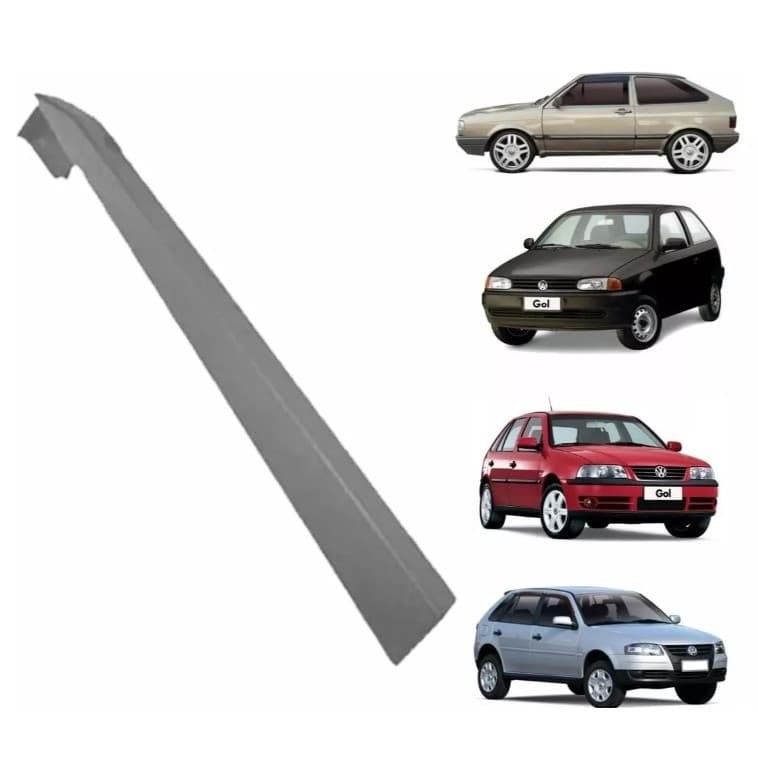 Acabamento Trilho Banco Externo Gol G1 G2 G3 Le Cinza Claro