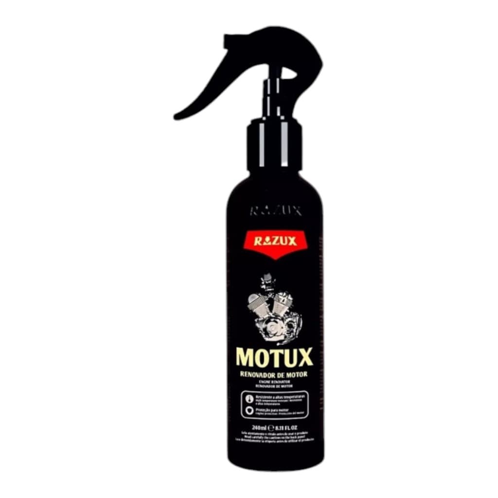 Verniz De Motor Renovador Brilho Proteção Motux Razux 240ml