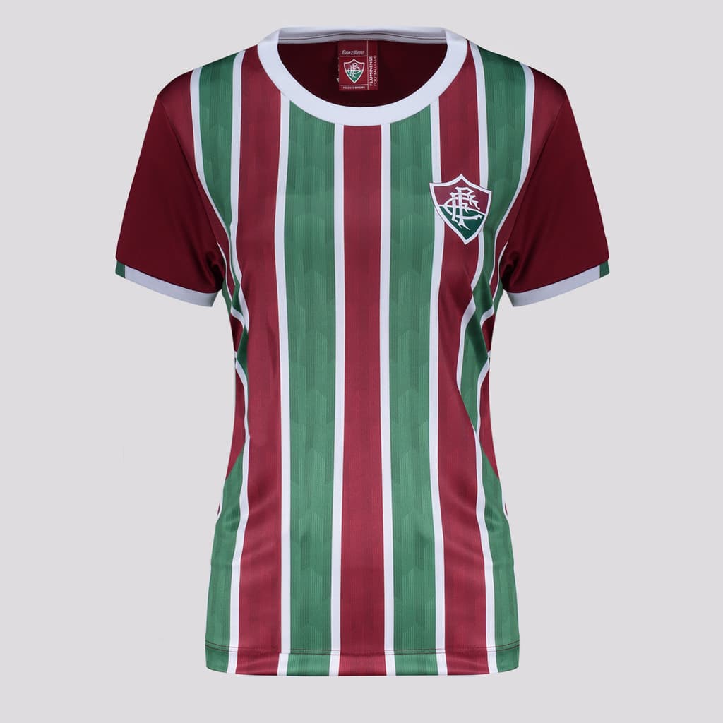 Camisa Fluminense Tratado Feminina Vinho