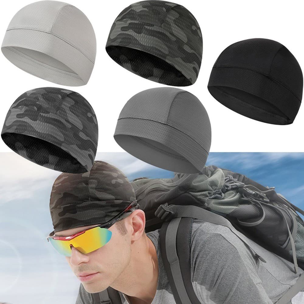 Buff Crânio Boné Sarung Kepala Aberturas De Massa Absorver Suor Super Legal Gorro Cabeça Capa Forro Do Capacete Sob