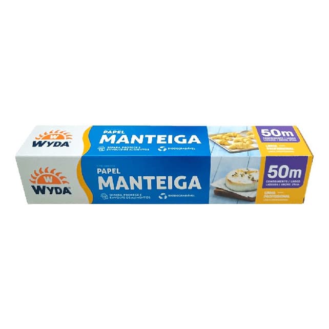 Kit 6un Rolos Papel Manteiga Wyda Assar 50x29 Leve 6un