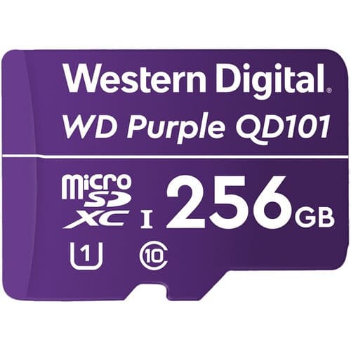 Cartao de memória microSD 256GB WD Purple SC Ultra Endurance - WDD256G1P0C - Original e Lacrado