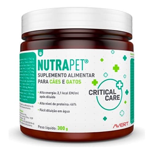 Nutrapet Suplemento Em Po Cães E Gatos 300G