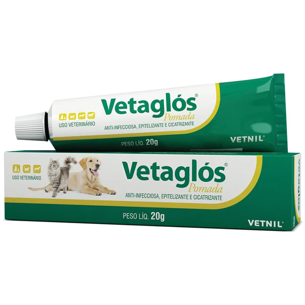 Pomada Cicatrizante Vetnil Vetaglos - 20g