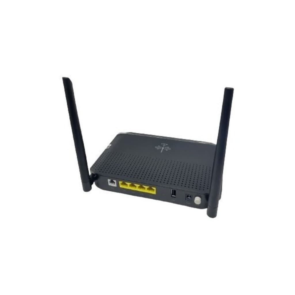 Roteador Onu Fiberhome Gpon Wifi Ac HG6143D3 1pot 4ge Usb 2.4 5g 5db Cor Preto Novo Nota Fiscal