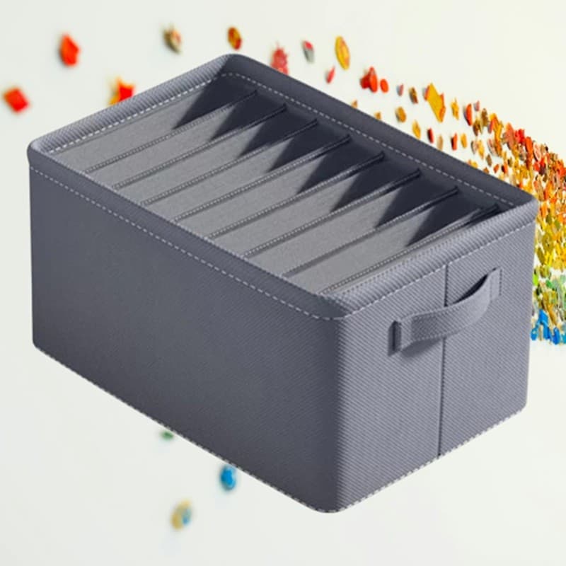 Caixa Organizadora Para Roupas C/12 Divisórias Dobrável para Roupas