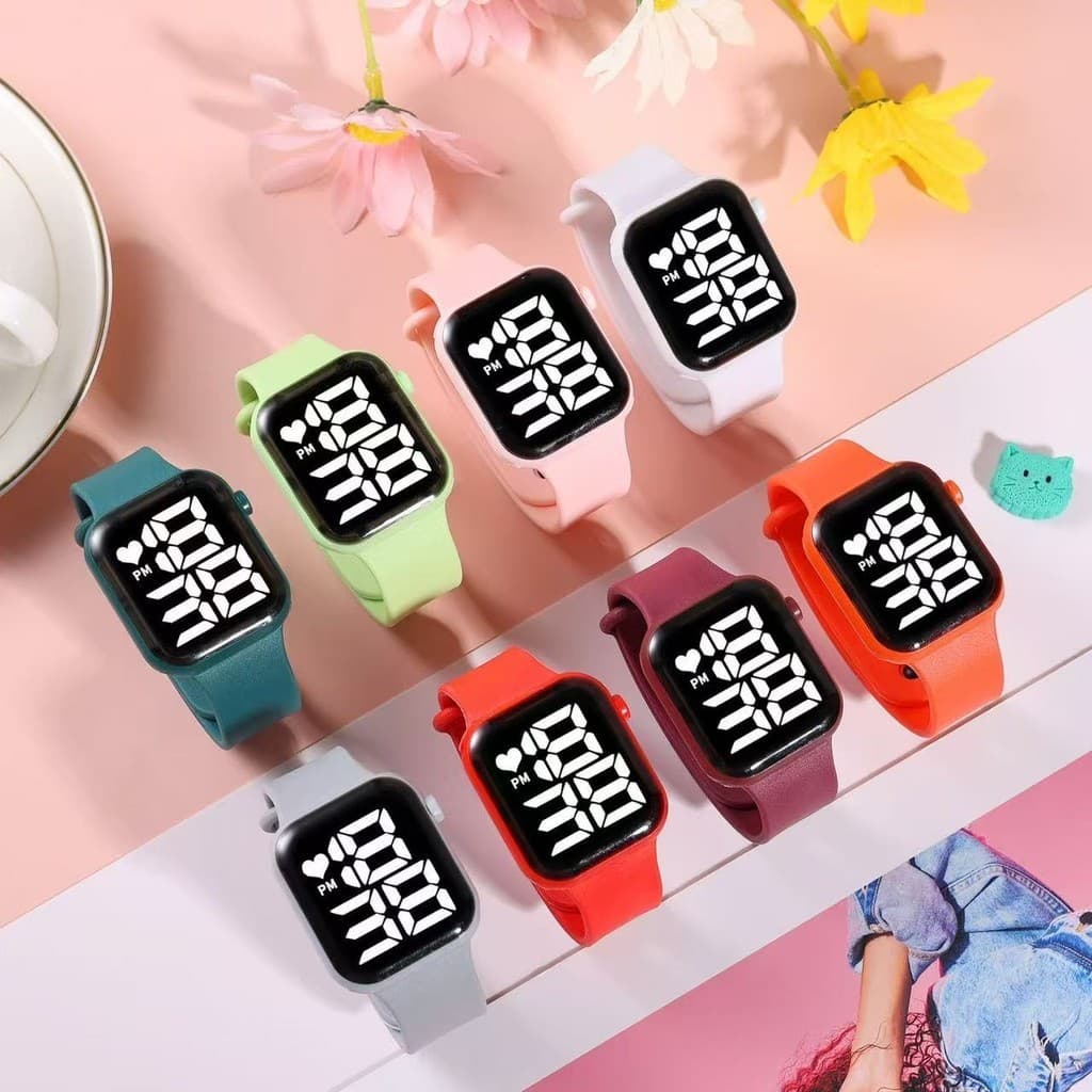 Conjunto de relógio esportivo LED unissex à prova d'água, 5/10/15 peças, preço de atacado, envio imediato! ! !