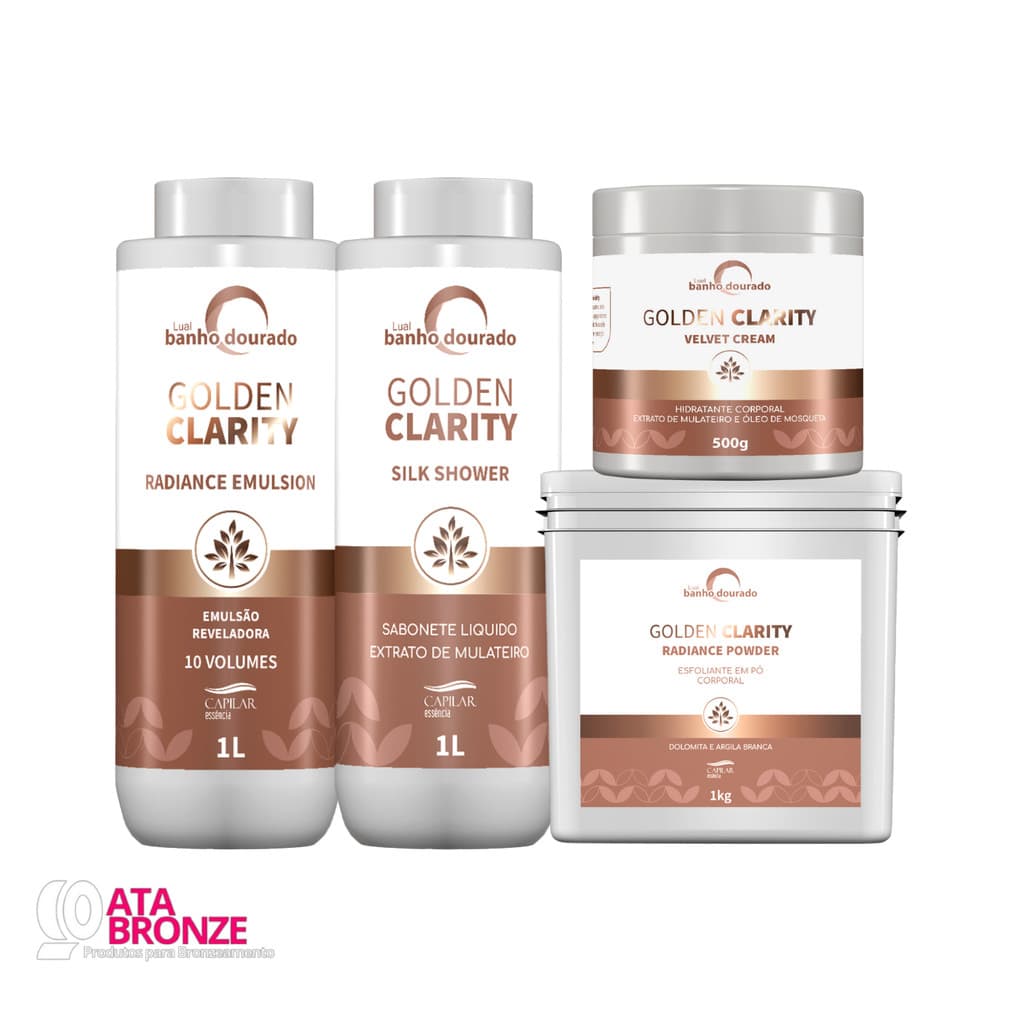KIT GOLDEN CLARITY PROFISSIONAL - CAPILAR ESSÊNCIA