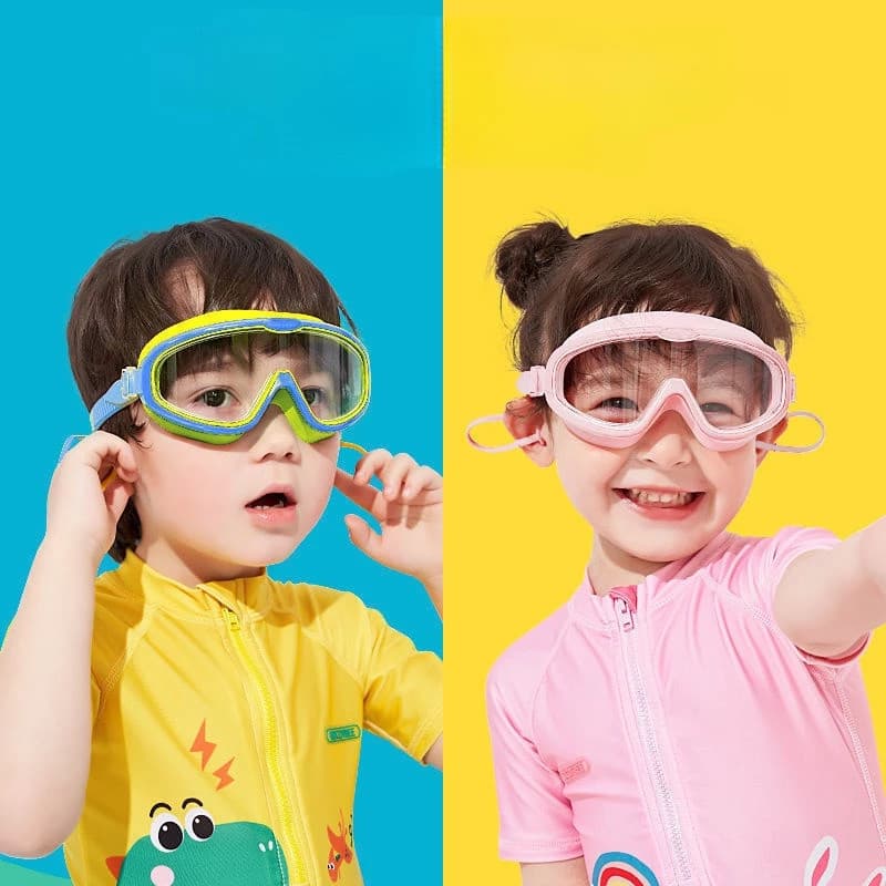 Óculos Natação Infantil e Adulto com Protetor Auricular