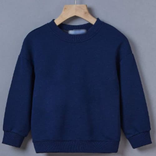 Blusa de frio infantil moletom careca gola liso escolar alta qualidade inverno Envio Rapido Qualidade Miguel Modas