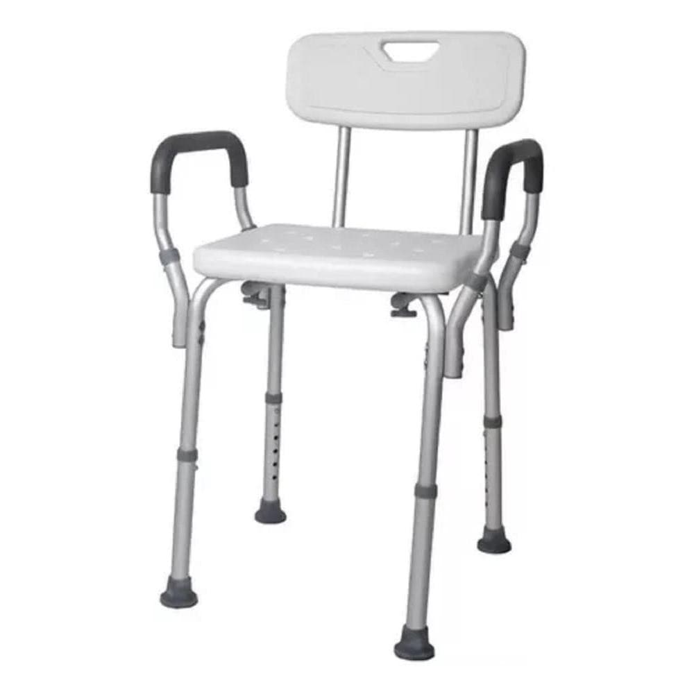 Banqueta para Banho Com Encosto e Apoio de Braço Hidrolight (SC202)