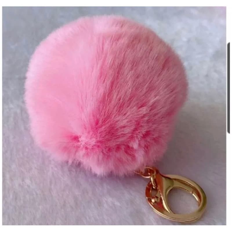 Chaveiro Pingente PomPom de Pelúcia Grande no Atacado Para bolsas Mochilas Chave de Casa