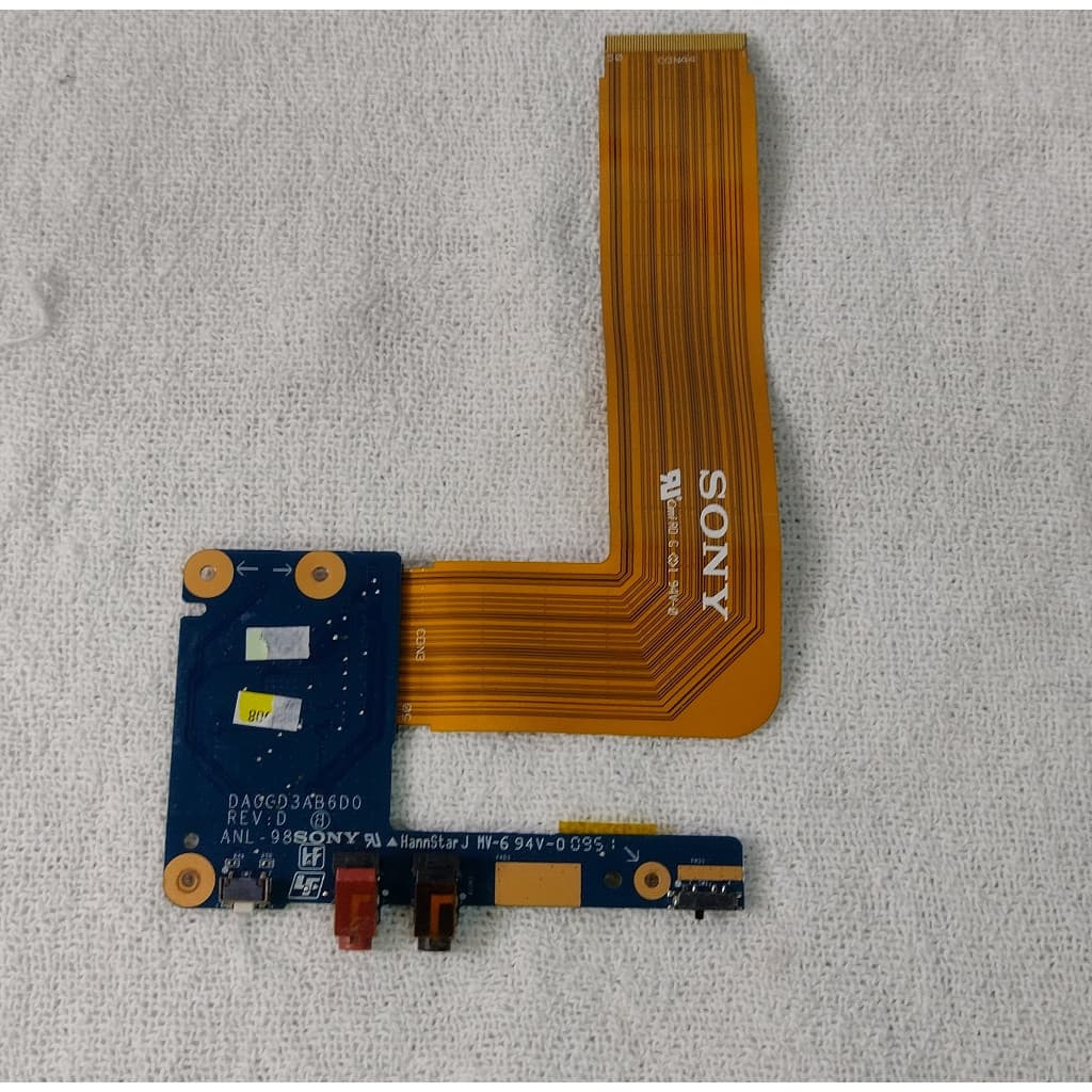 Placa De Áudio Som Do Notebook Sony Vaio Pcg-51212x