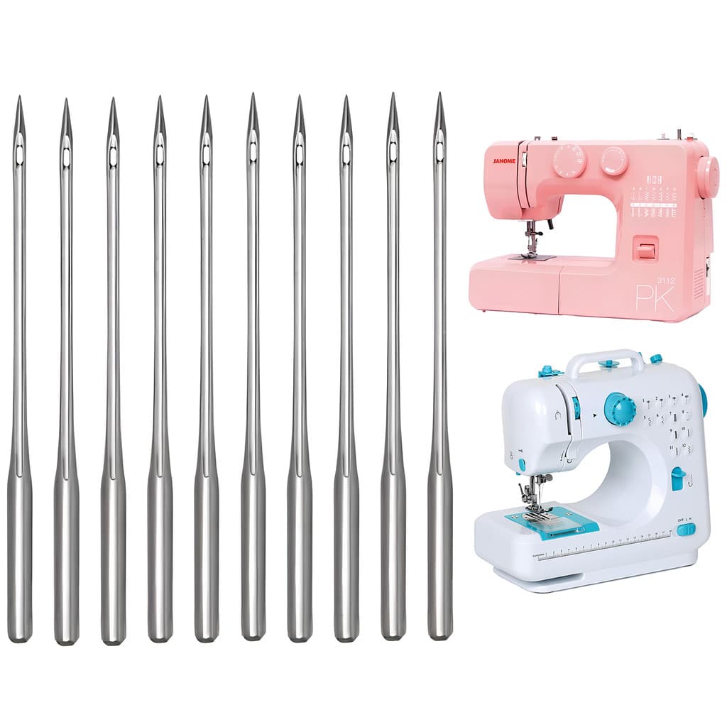 Agulha Mini Maquina Portatil De Costura Domestica - Todas as Medidas