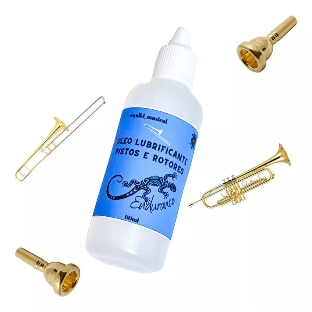 Kit 2x Óleo Lubrificante Trompete Trombone Sax Pisto Rotor 60ml