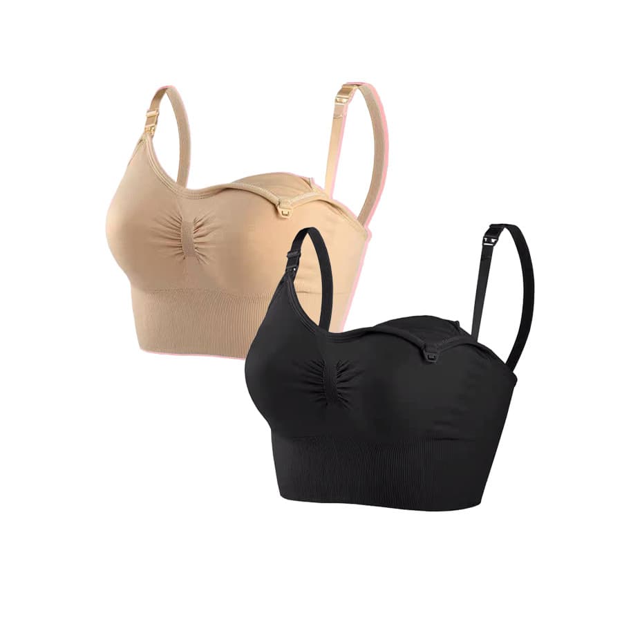 Kit 2 Top Amamentação Longo Bojo Remove Alça Regulável Benzeno
