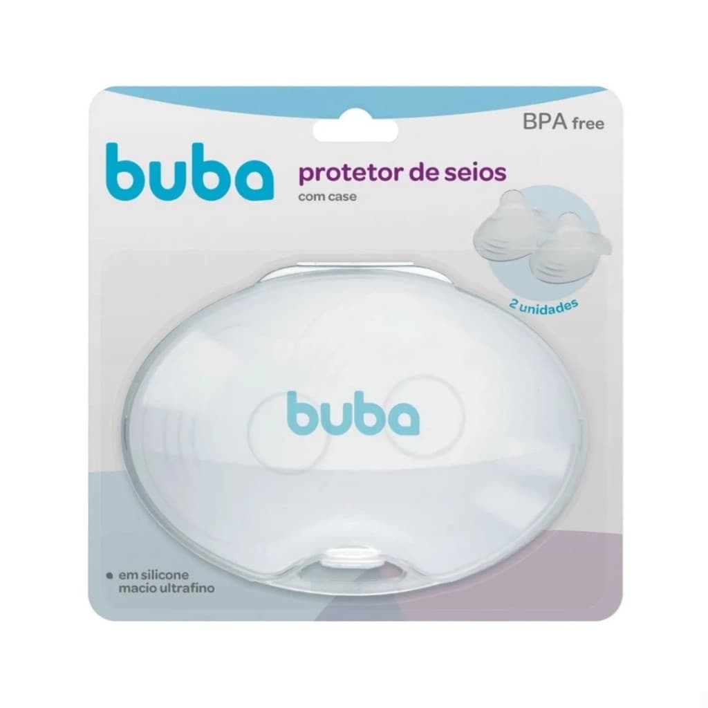 Protetor De Silicone Mamilo Bico Seio Peito  Amamentação 2 Peças Buba Promoção