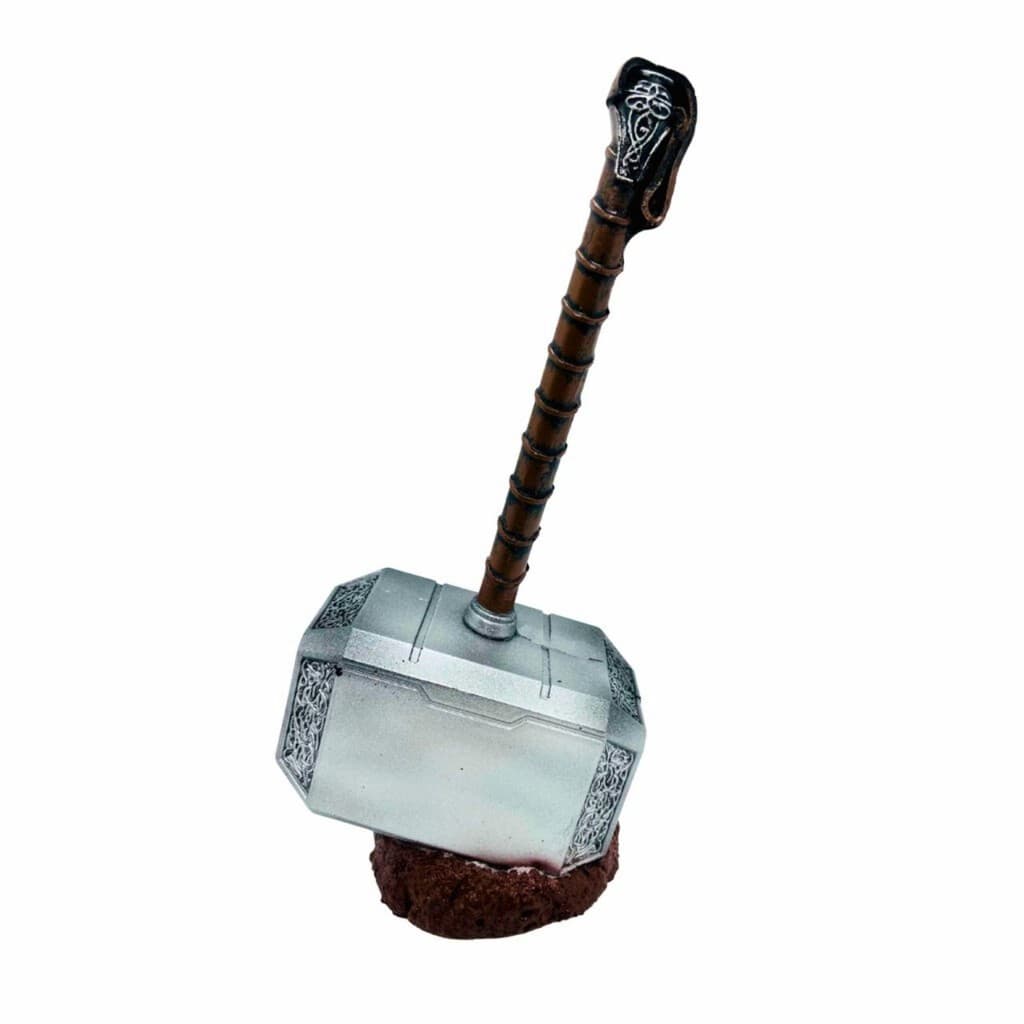 Boneco Colecionável Estátua Action Figure Martelo Thor Mjolnir Resina
