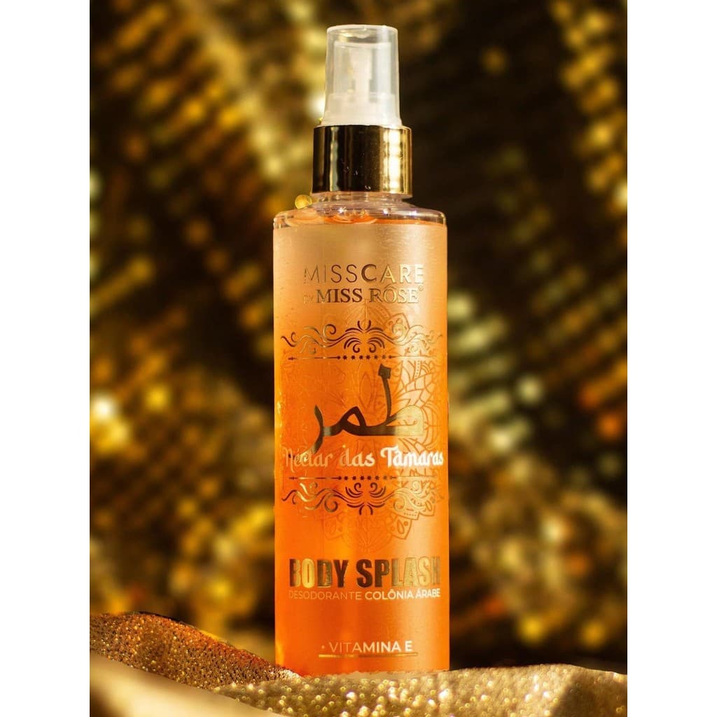 Body Splash Àrabe Desodorante Colônia Néctar das Tâmaras 200ml - Miss Rôse