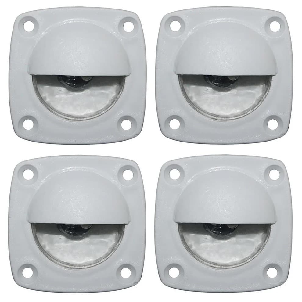 Luz De Cortesia de Led 12v Lancha Barco Uso Náutico Kit 4