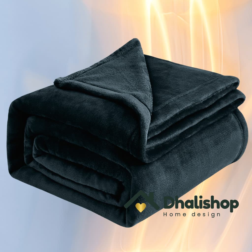 Manta Cobertor Casal Antialérgica 2,00x1,80Mt Lisa Várias Cores