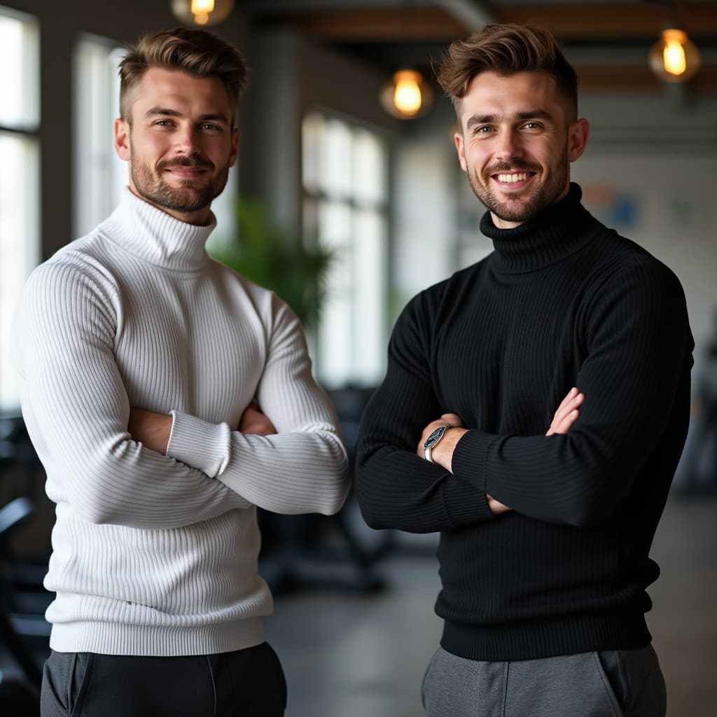 Suéter Cacharrel Premium Gola Alta Masculino Manga Longa Camiseta