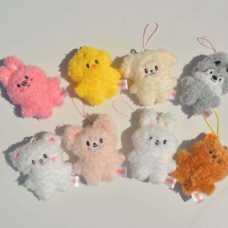 Stray Kids Skzoo Chaveiro De Pelúcia Coreano FM Ide Pingente Brinquedo Fã Coleção Giftsol Menino Felix HyunJin Jisung Co
