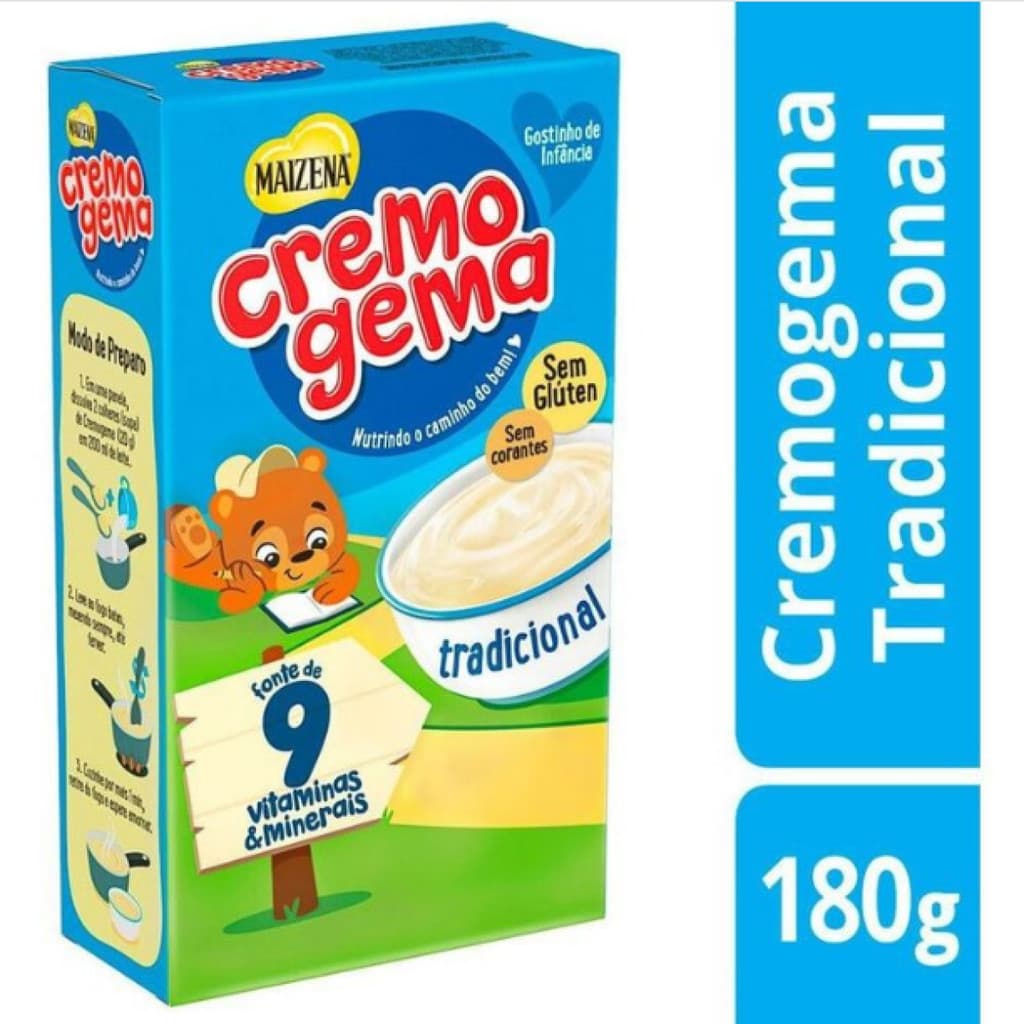 Cremogema Maizena Tradicional 180gr