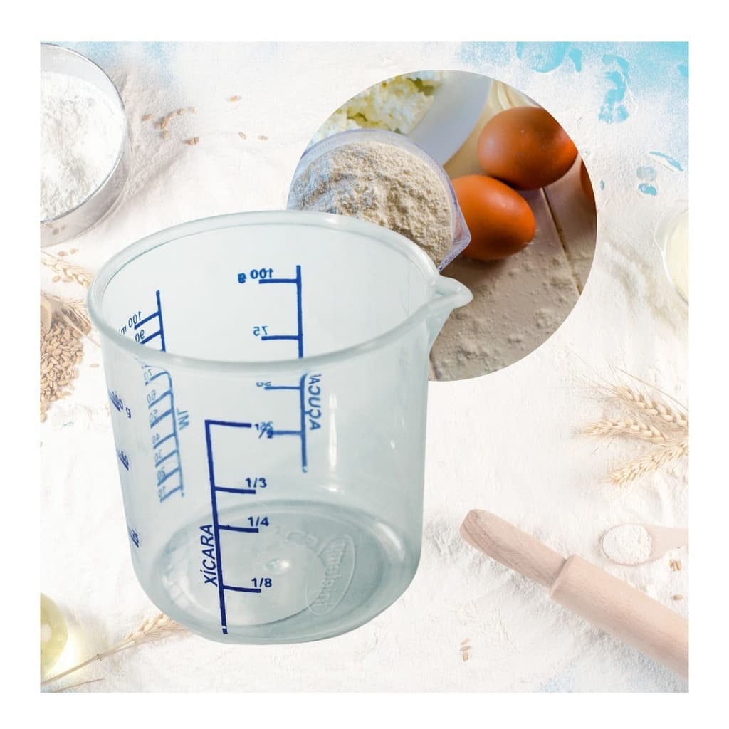 Mini Copo Dosador Medidor 100ml Plástico