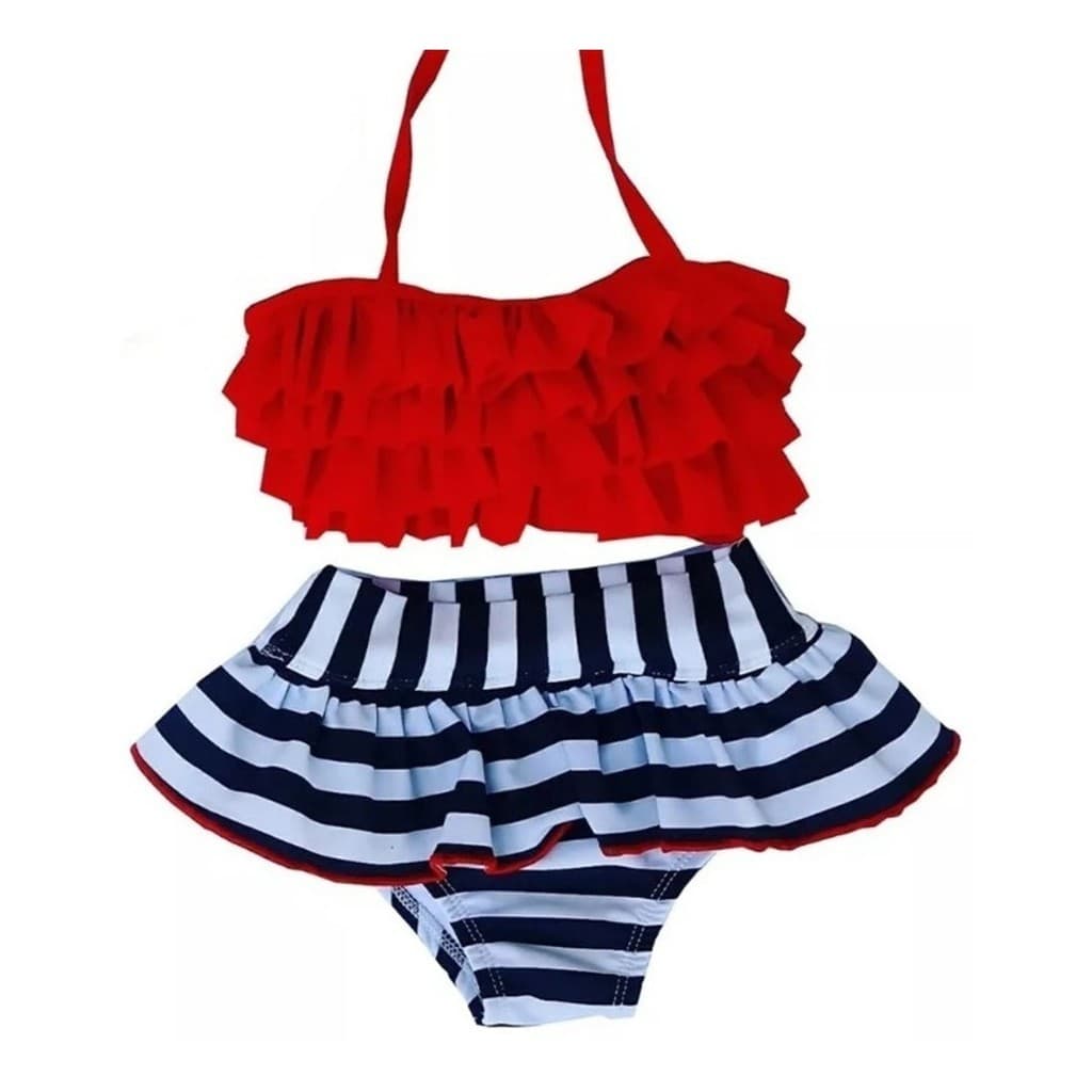 Biquini Infantil Estampado Marinheiro