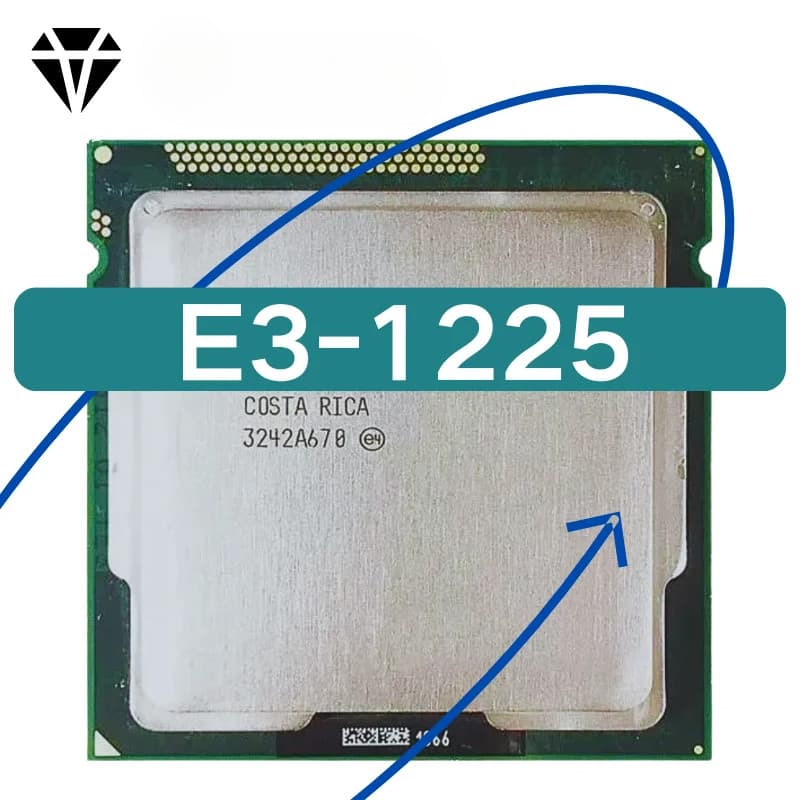Xeon E3-1225 E3 1225 3.1 GHz Usado Quad-Core Quad-Thread 6M 95W LGA 1155