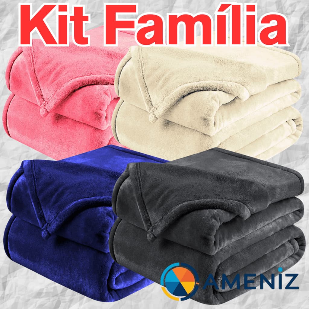 Kit Manta Casal 2,00x1,80Mt Soft Premiun