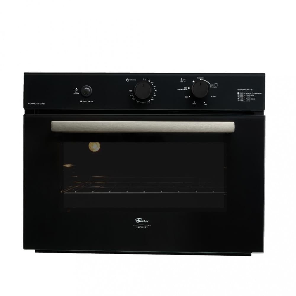Forno a Gás de Embutir Infinity 50L com Grill Fischer