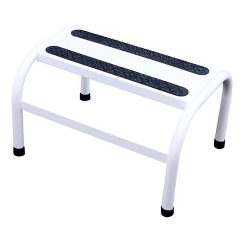 Escada Para Maca 1 Degrau Metálica Auxiliar Branca Prática