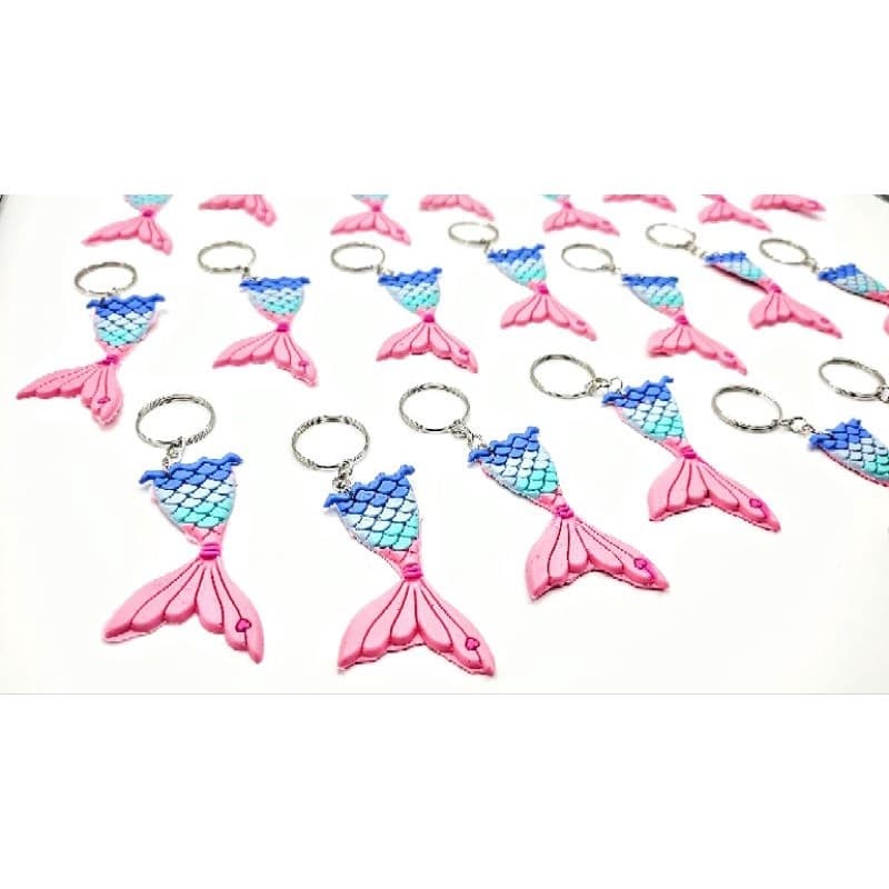 Chaveiro Calda Sereia Rosa 10un Barato Lembrancinha Festa