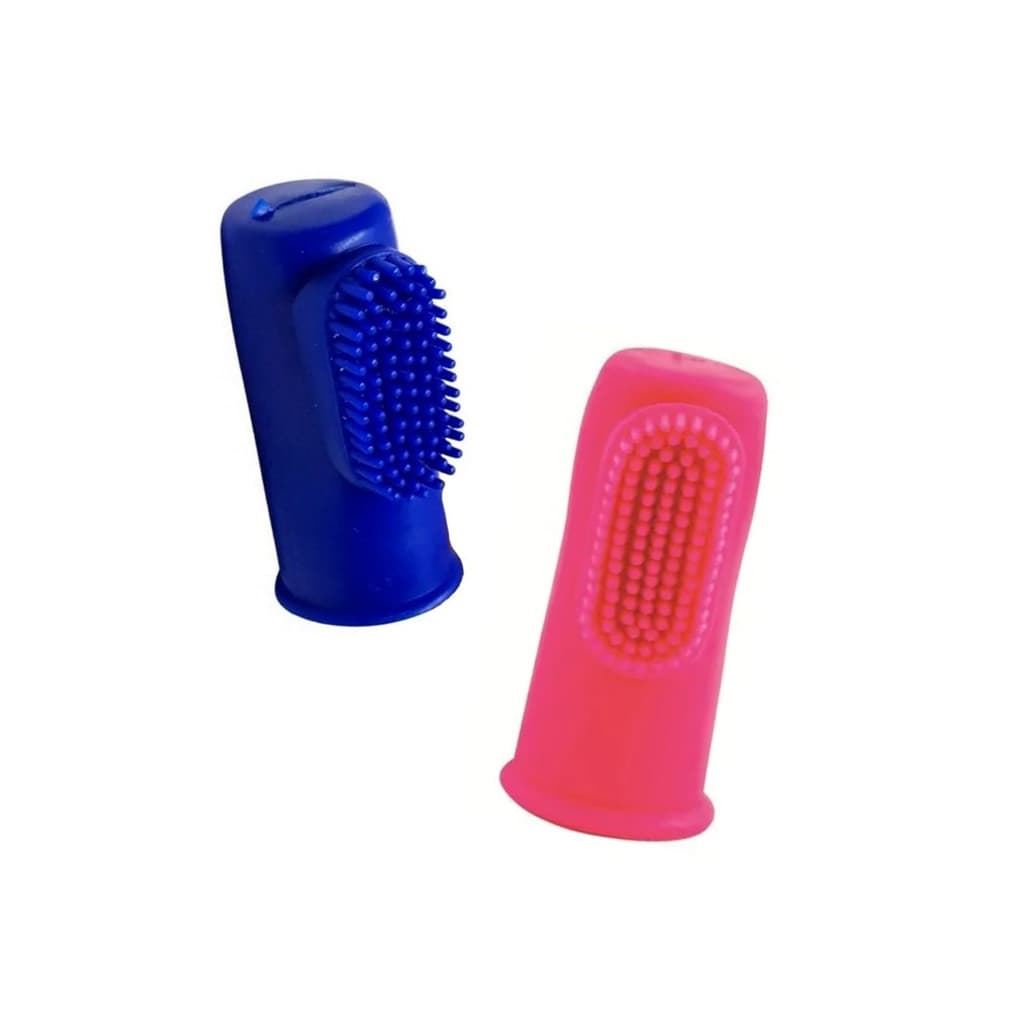 Kit 02 Dedeira Pet Silicone para Cães e Gatos