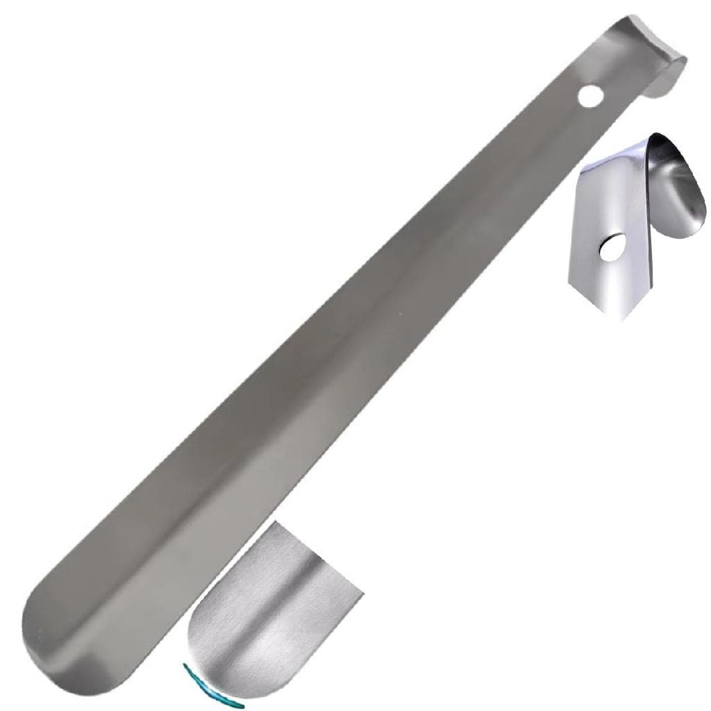 Calçadeira Inox 30cm Calçar Sapatos Tenis Sneaker Sapatenis