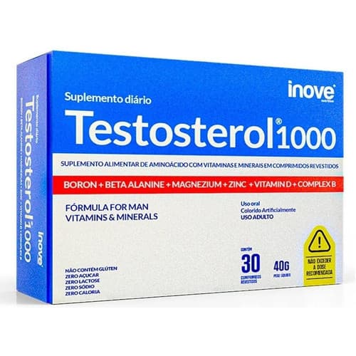 Testosterol 1000 Inove Nutrition 30 Comprimidos