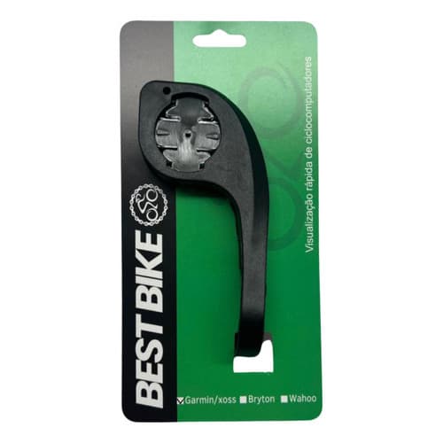 Suporte Gps Bike  Avanço Compatível Garmin Edge Atrio Igsport Cycplus Xoss Absolute Mtb/speed Bike Cor Preto Bestbike