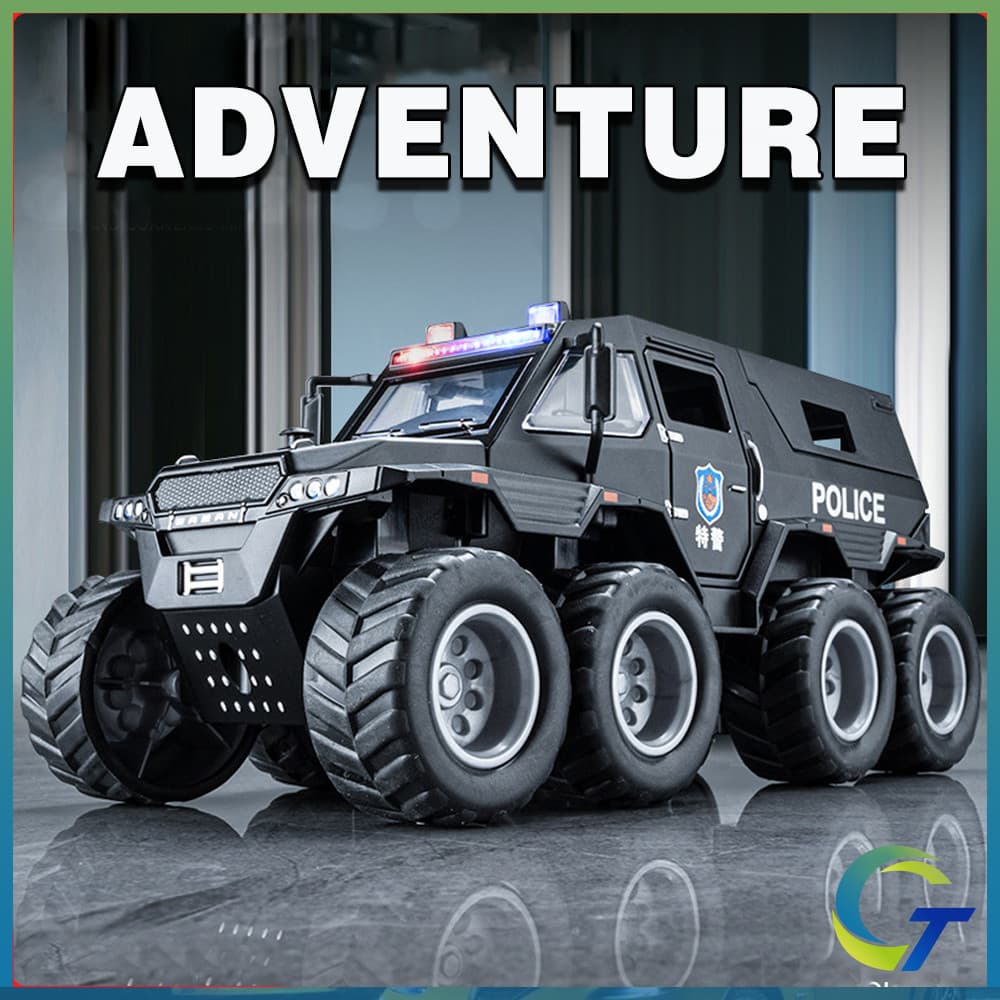 1 : 32 Avtros Shaman 8x8 Metal Diecast Brinquedos Modelo De Carro Carros Liga Brinquedo Coleção Presente Para Meninos Cr