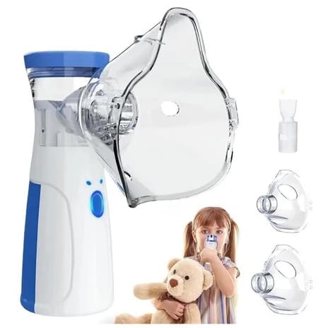 Nebulizador Inalador Ultrassônico Portátil Usb Bivolt Adulto E Infantil