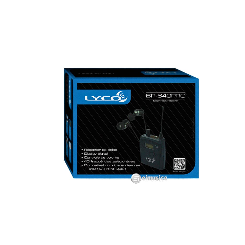 Receptor Belt Pack Lyco BR-640PRO