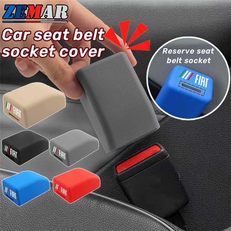 Universal Novo FIAT Cinto De Segurança Do Carro Soquete Capa Protetora Silicone Fivela De Anti-Risco Para Strada Argo Mo