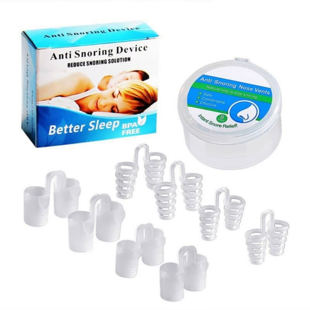 Kit 4 Dilatador Nasal Espiral Anti Ronco E Apnéia Do Sono Interno
