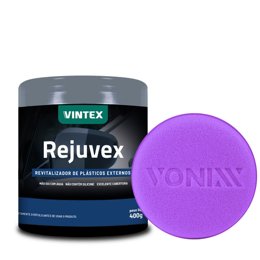 REJUVEX RENOVADOR PLASTICOS APLICADOR ZACS  Kit Rejuvex - Renovação Completa com Facilidade e Precisão!