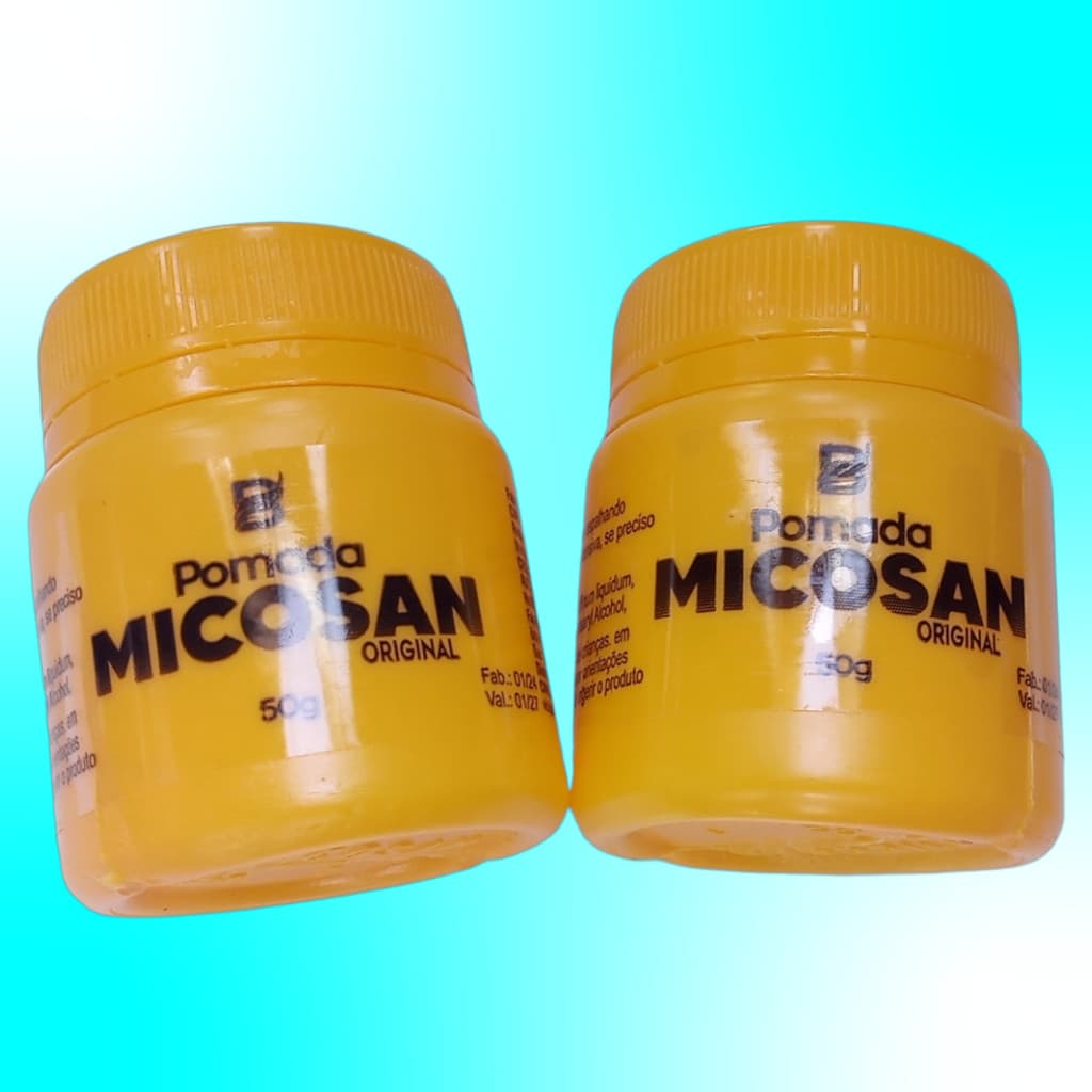Kit 2 UN Pomada Micosan Original - Para Micoses e Manchas Escuras na Pele 50g Foliculite e Melasma