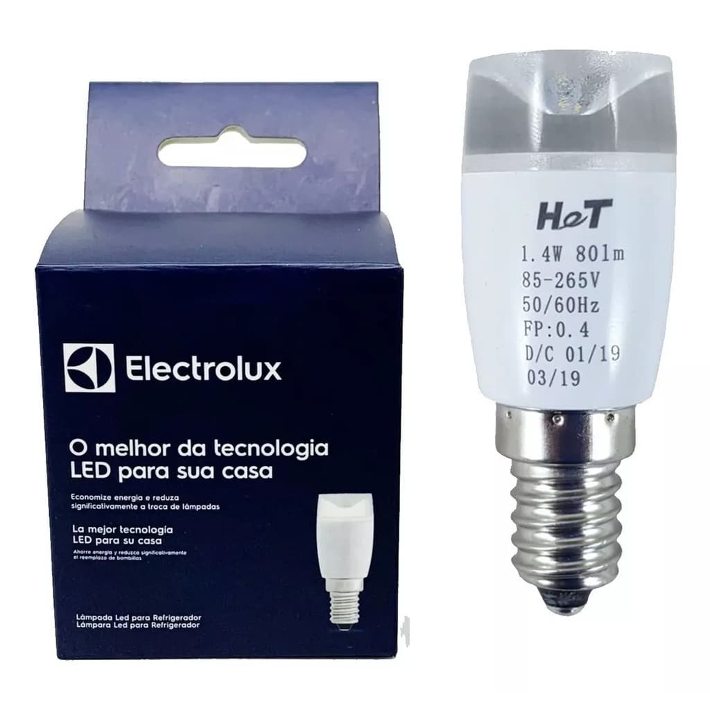 Lâmpada Led Geladeira Electrolux Df42 Df51 Dfn39 Dfn42 Origi Cor da luz Branca 110V/220V