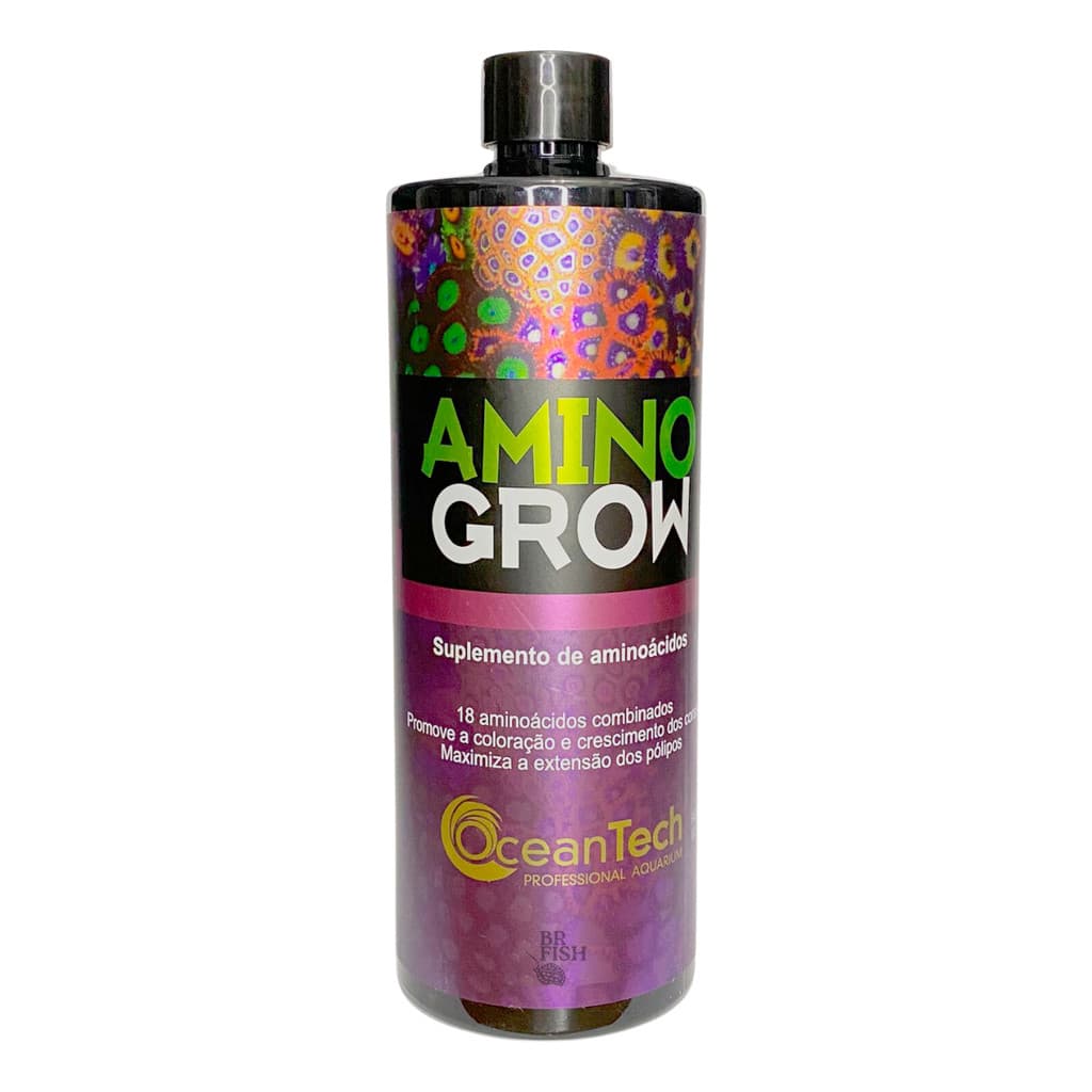 Amino Grow Ocean Tech Suplemento Aminoácidos Corais 120ml