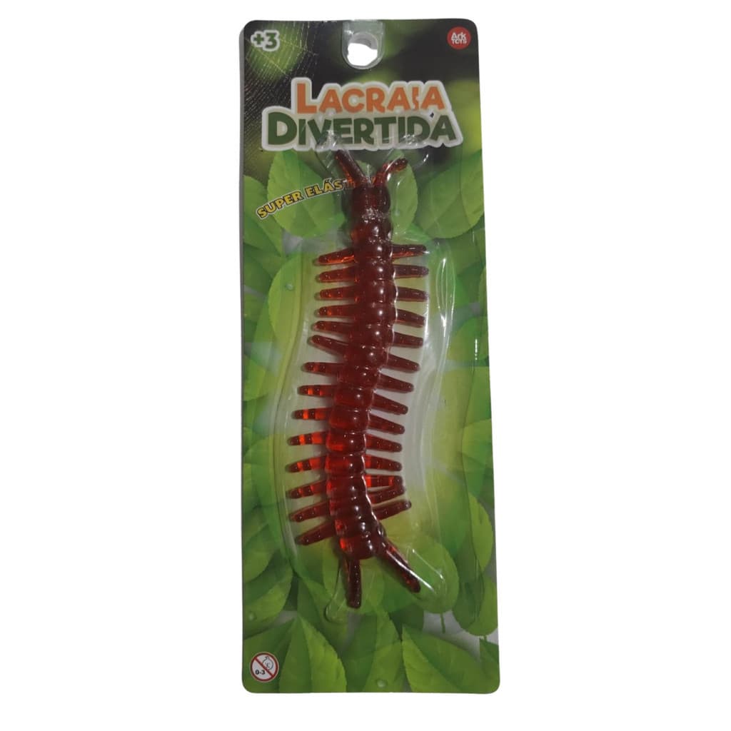 Lacraia que estica Brinquedo Pegadinha Inseto grudento