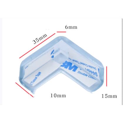 4 Protetores De Quina Silicone Mesa Segurança Para Crianças E Bebes Proteção